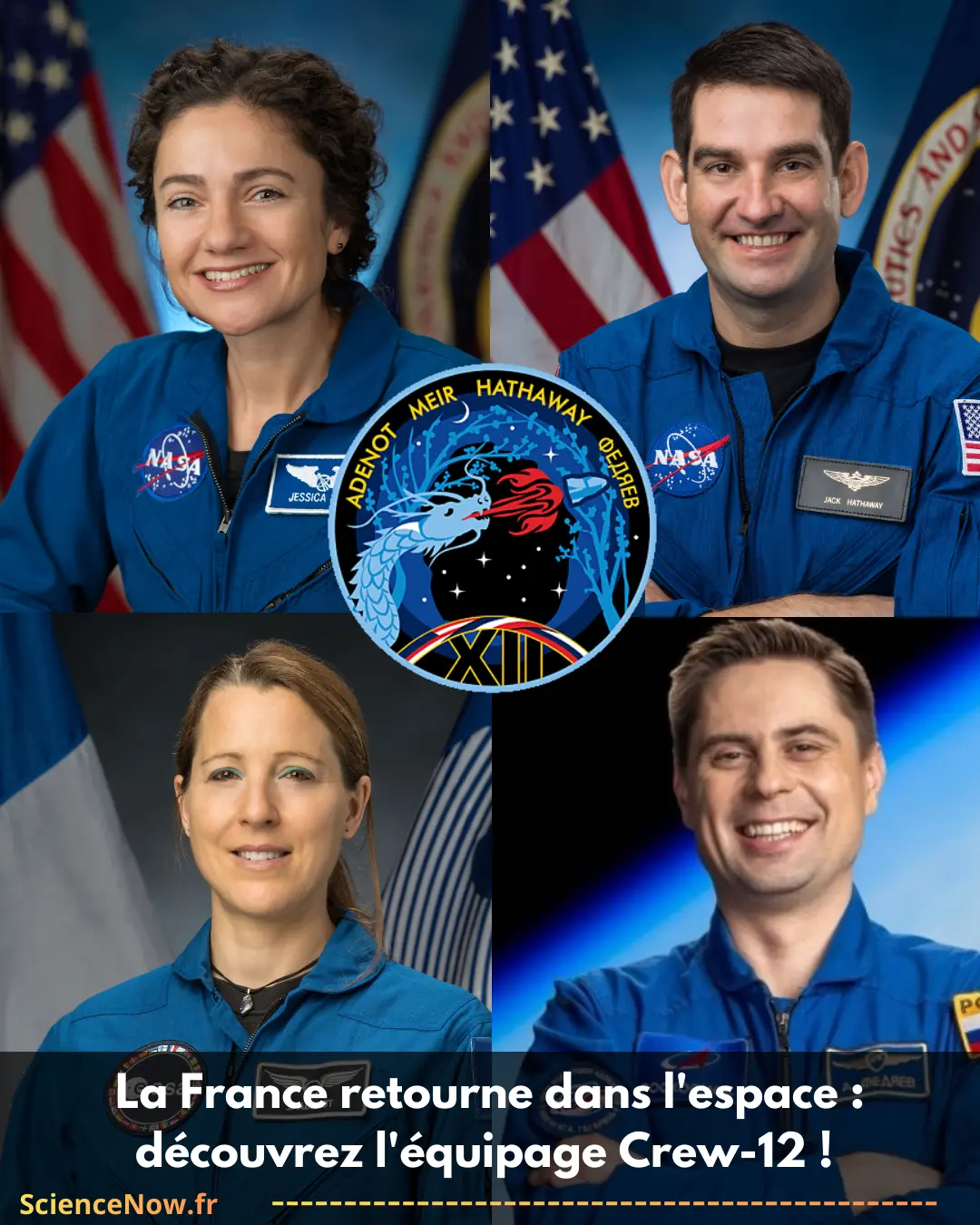  équipage Crew Dragon qui partira vers l'ISS